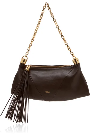 Chloé Tassel-Embellished Leather Foulard Bag - - OS - Moda Operandi