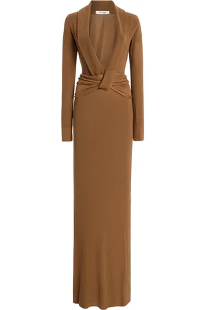AYA MUSE Aure Knit Silk-Blend Maxi Dress - - M - Moda Operandi