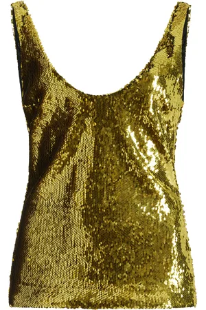 FRANCOISE Exclusive Nina Sequined Tank Top - - FR 34 - Moda Operandi