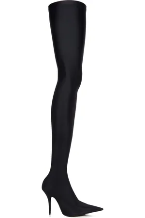 Balenciaga Knife Jersey Over-The-Knee Pumps - - IT 36 - Moda Operandi