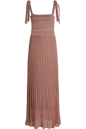 ZIMMERMANN Lucky Metallic-Knit Maxi Dress - - 0P - Moda Operandi