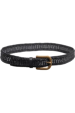 GABRIELA HEARST Sam Woven Leather Belt - - S - Moda Operandi