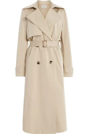 St Agni Organic Cotton-Blend Trench Coat - - XS - Moda Operandi