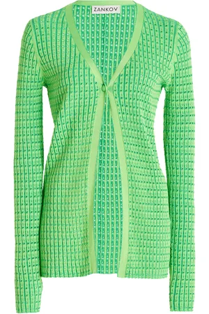 ZANKOV Elise Knitted Cardigan - - M/L - Moda Operandi