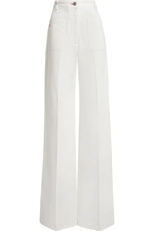 Victoria Beckham Alina Rigid Straight-Leg Jeans - - 24 - Moda Operandi