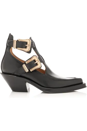 GABRIELA HEARST Castro Buckle-Detailed Leather Ankle Boots - - IT 36 - Moda Operandi