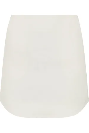 J.W.Anderson Curved Poplin Mini Skirt - - UK 8 - Moda Operandi