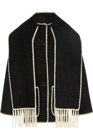 Totême Oversized Wool-Blend Scarf Jacket - - EU 32 - Moda Operandi