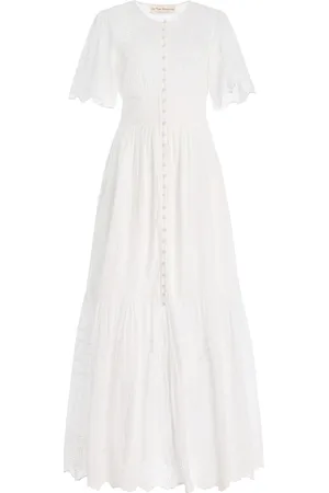 All That Remains Idella Embroidered Cotton Voile Maxi Dress - - AU 6 - Moda Operandi