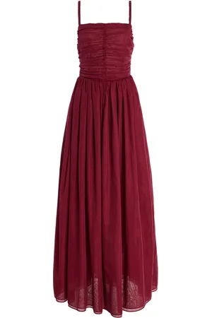 More Noir Claire Cotton-Silk Voile Dress - - XS - Moda Operandi