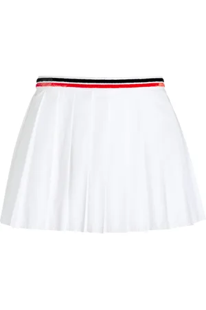 Miu Miu Pleated Poplin Mini Skirt - - IT 38 - Moda Operandi