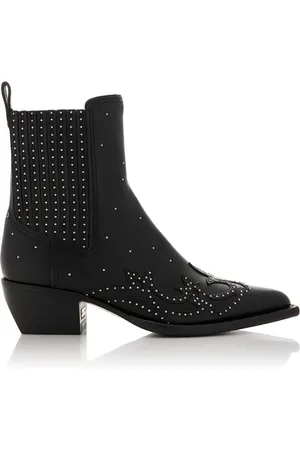 Golden Goose Debbie Beatles Studded Leather Boots - - IT 36 - Moda Operandi