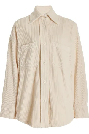 Les Tien Zoe Oversized Cotton-Corduroy Shirt - - XS - Moda Operandi