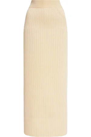 Jil Sander Ribbed-Knit Midi Skirt - - EU 34 - Moda Operandi