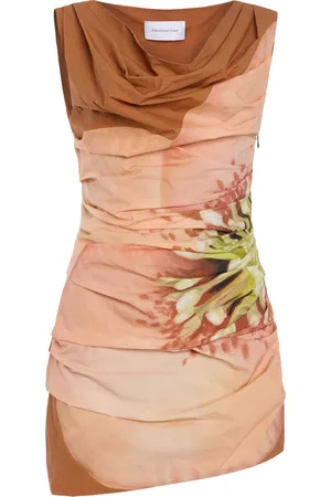 Significant Other Shiloh Draped Cotton Mini Dress - - US 2 - Moda Operandi