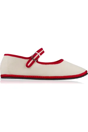 VIBI VENEZIA Cotton Mary Jane Flats - - IT 36 - Moda Operandi
