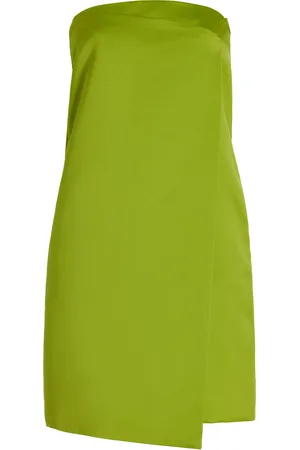 Serafini Strapless Duchess Satin Mini Dress - - IT 40 - Moda Operandi