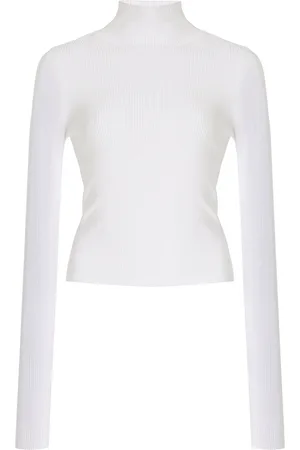 BRANDON MAXWELL The Cooper Ribbed-Knit Turtleneck Sweater - - M - Moda Operandi