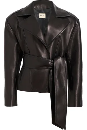 Khaite Dolores Oversized Leather Jacket - - XS - Moda Operandi