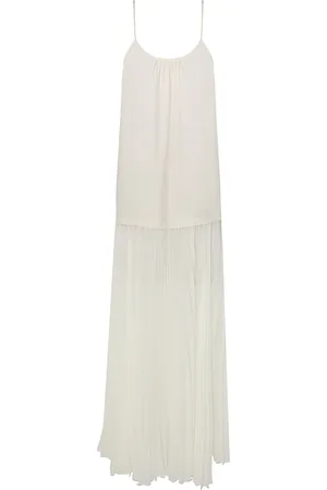 ZIMMERMANN Pleated Crepe Midi Dress - - 1 - Moda Operandi