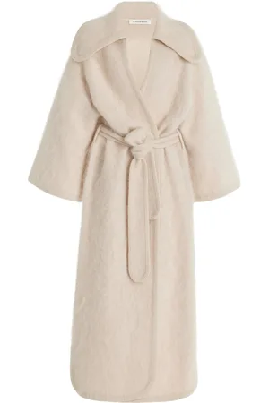 By Malene Birger Mirano Wool-Blend Robe Coat - - M - Moda Operandi