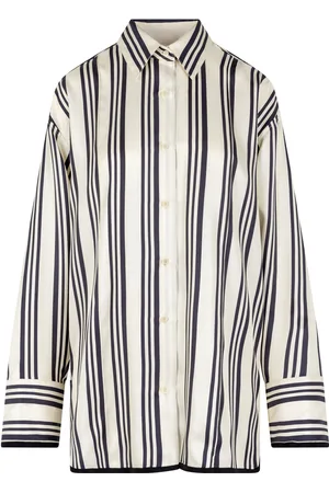 Heirlome Vivi Striped Silk Shirt - - XS - Moda Operandi
