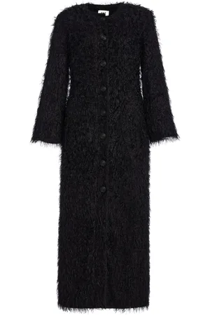 By Malene Birger Susenne Textured Vegan Fur Cardigan Coat - - FR 38 - Moda Operandi
