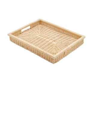 Moda Domus Wicker Rectangular Tray - - Moda Operandi