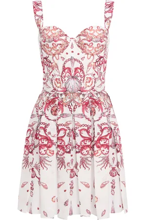 Zuhair Murad Patterned Cotton Mini Dress - - FR 36 - Moda Operandi