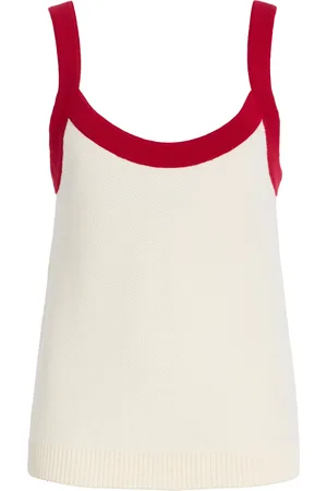 La Veste Exclusive Riviera Cruise Knit Cotton Top - - M - Moda Operandi