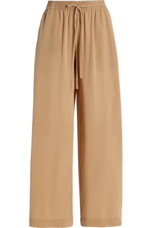 MATTEAU Silk Wide-Leg Pants - - 2 - Moda Operandi