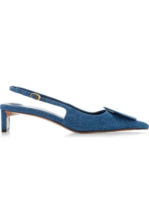 Jacquemus Duelo Denim Slingback Pumps - - FR 38 - Moda Operandi