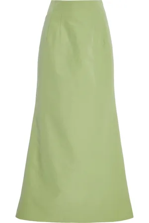 Rosie Assoulin Exclusive Flared Cotton-Blend Skirt - - US 0 - Moda Operandi