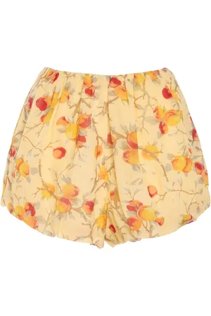 POSSE Aurelia Printed Cotton Bloomer Shorts - - S - Moda Operandi