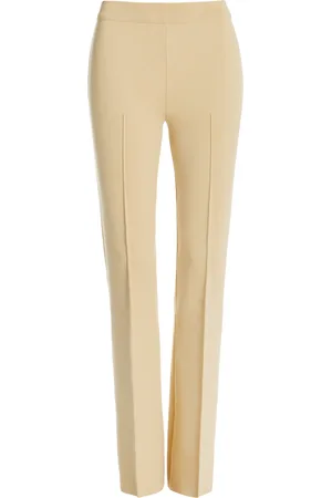 High Long Kick Stretch-Cotton Flared Pants - - S - Moda Operandi