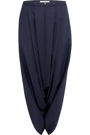 Alaïa Stud-Detailed Draped Pants - - FR 34 - Moda Operandi