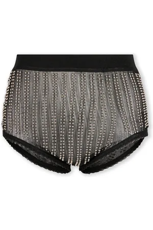 Paco rabanne Embellished High-Waisted Briefs - - S - Moda Operandi