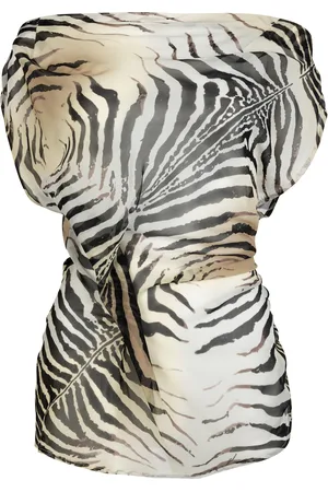 Paris Georgia Lliquid Printed Silk Top - - M - Moda Operandi