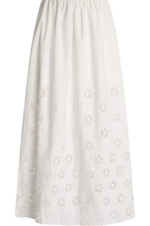 POSSE Exclusive Riviera Cecilia Cotton Maxi Skirt - - XXS - Moda Operandi