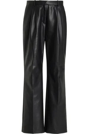 THE GARMENT Brooklyn Recycled Leather Straight-Leg Pants - - UK 10 - Moda Operandi