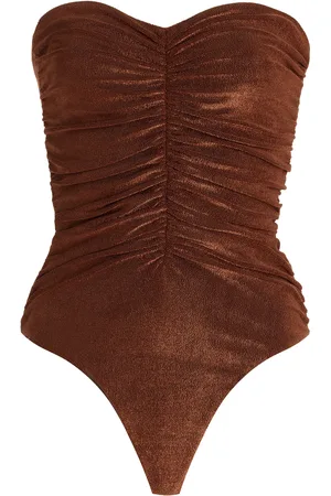 Jade Swim Yara Ruched Metallic Swimsuit - - XS - Moda Operandi