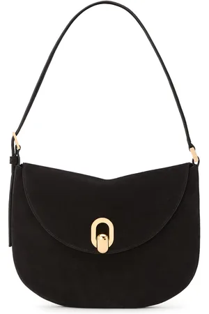 SAVETTE Small Tondo Suede Hobo Bag - - OS - Moda Operandi