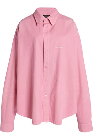 Balenciaga Oversized Lightweight Denim Shirt - - S - Moda Operandi