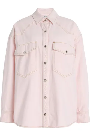 AGOLDE Lotta Denim Shirt - - S - Moda Operandi