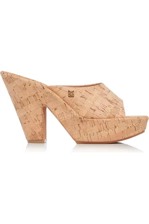 Givenchy Doll Cork Platform Wedges - - IT 37 - Moda Operandi