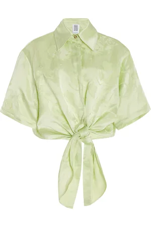 Rosie Assoulin Tie Me Up; Tie Me Button-Down Shirt - - XS - Moda Operandi