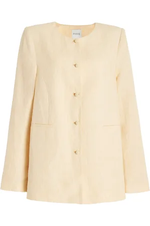 POSSE Rio Linen Shift Jacket - - XL - Moda Operandi