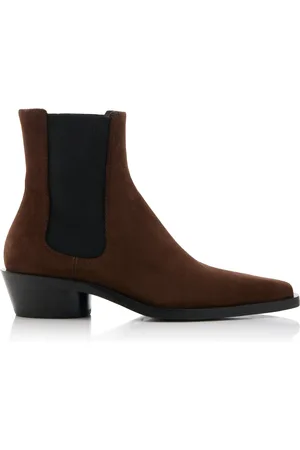 Proenza Schouler Bronco Suede Chelsea Boots - - IT 36 - Moda Operandi