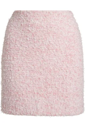 Balenciaga Cotton Tweed Mini Skirt - - S - Moda Operandi