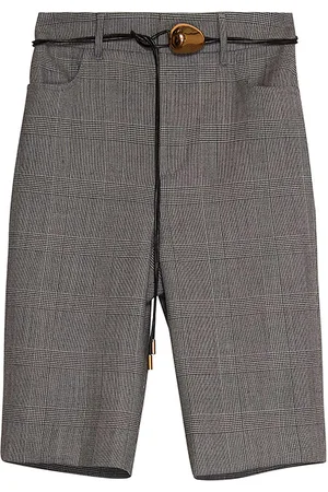 ZIMMERMANN Crush Wool-Blend Shorts - - 1 - Moda Operandi